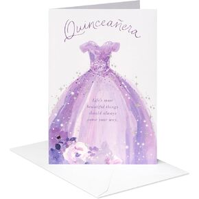 American Greetings Quinceañera Card (Un Año Maravilloso)