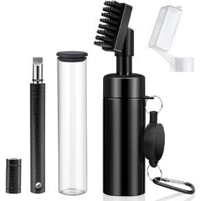 Pro Golf Club Cleaner Brush & Groove Sharpener - Ultimate Golf Accessories for Men & Golf Bag Accessories, 5oz Large Capacity Golf Water Brush & Groove Cleaner wit Retractable Clip