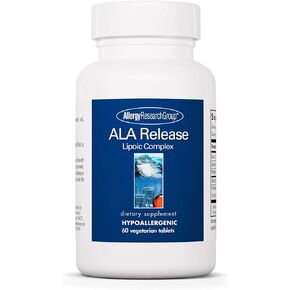 Allergy Research Group ALA Release - Alpha-Lipoic Acid Complex, R-Alpha-Lipoic, Biotin, Calcium, Nutritional Supplement, Vegetarian Tablets - 60 Count