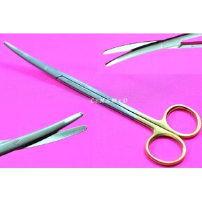 T/C German METZENBAUM Scissors 7 inch Curved Blunt Dissecting Veterinary Instruments CYNAMED