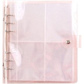 A5 الموثق Photocard ألبوم Kpop Photocard حامل كتاب الأكمام الموثق ألبوم Photocard 6 حلقة بطاقة حماة الصفحات
