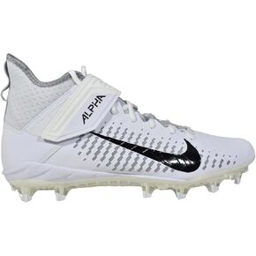 Nike Alpha Menace Pro 2 Mid AQ3209-100 White-Black Men's Football Cleats 12.5 US