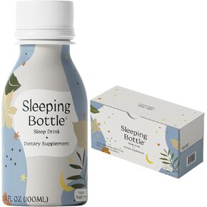 Sleep Drink, Tart Cherry, Ecklonia Extract(Seaweed), Ginseng, All Natural Ingredients, Natural Sleep Remedy, Melatonin Free Sleep Aid, Vegan, No-Sugar (Pack of 10) in Saudi Arabia