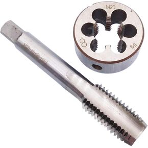 HSS M20 x 2.5mm Tap and M20 x 2.5mm Die Metric Thread Right Hand