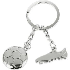 Mini Cute Soccer Keychain Football Keychain Backpacks Charm Keychains Hanging Bag Key Ring Small Pendant Gifts for Men Women Boys Girls