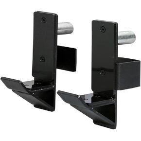 KYLIN SPORT J-Hooks حامل الأثقال لرف الطاقة - رف الوزن بخطاف J/رفوف اللياقة البدنية خطاف J - رف القرفصاء المناسب أنبوب مربع 2 × 2 بوصة in Kuwait