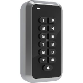 UHPPOTE 13.56MHZ IC Waterproof Metal Case Stand-Alone Access Control Keypad with Wiegand 26-bit Interface