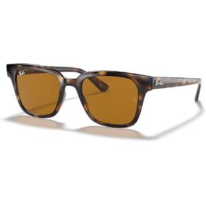 Ray-Ban RB4323 Square Sunglasses for Men for Women + BUNDLE With Designer iWear Complimentary Eyewear Kit