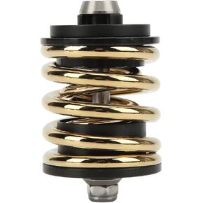 EVTSCAN Folding Bicycle Modified Rear Shock Absorber for Brompton Metal Spring Rear Shock Absorber Part(Silver)