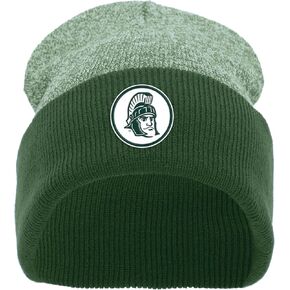 Pacific Headwear Standard NCAA Collegiate Heather Two-Tone Cuff Knit Cap for Sports Fans-Unisex Fashion Beanie Hat, Multi