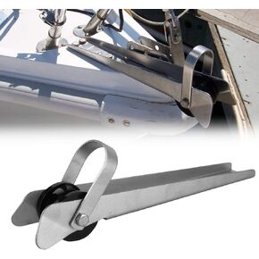 Bow Anchor Roller Bracket Self Launching Heavy Duty/Mount Marine 15in Boat Bow Anchor Roller 304 Stainless Steel Docking Roller for Marine Boat, Withstand Corrosive