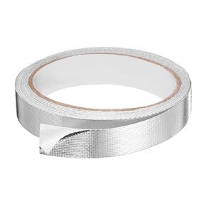 HARFINGTON Heat Shield Tape 2.17" x 32.8 ft Waterproof Sunscreen Sound Insulation High-Temperature Resistance Silver Aluminum Tape Thickness for Automotive Repairs