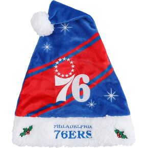 FOCO NBA Team Logo High End Holiday Santa Cap Hat