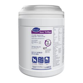 Diversey Oxivir Tb Surface Disinfectant Cleaner Wipe Canister Unscented NonSterile 7x6, White, 160 Ct DVO4599516