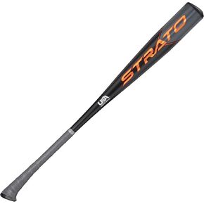 مضرب بيسبول Axe Bat 2023 Strato (-3) BBCOR، قطعة واحدة من سبيكة مدرعة معززة، أسود/رمادي/نحاسي in Kuwait