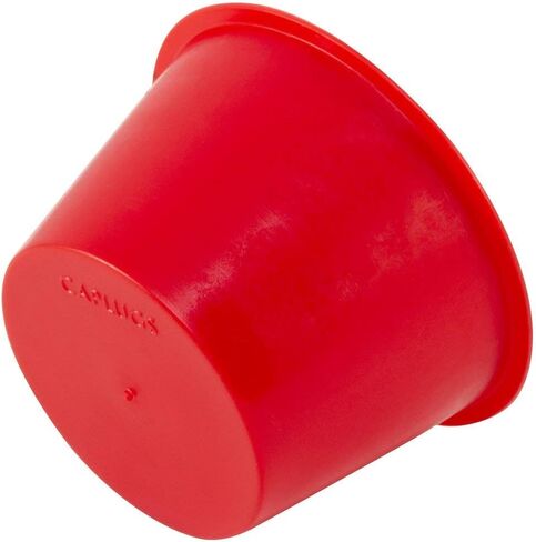 سلسلة Caplugs T-20A T - غطاء وقابس بلاستيكي مدبب، 200 حزمة، أحمر LD-PE، غطاء OD 1.378 بوصة × معرف القابس 1.895 بوصة، إغلاقات واقية، موانع تسرب الغبار والرطوبة، مواصفات MIL، تركيبات SAE، هيدروليكية، إزالة EZ in Saudi Arabia