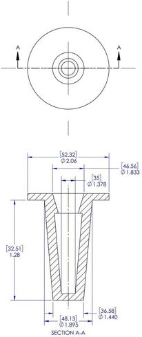 سلسلة Caplugs T-20A T - غطاء وقابس بلاستيكي مدبب، 200 حزمة، أحمر LD-PE، غطاء OD 1.378 بوصة × معرف القابس 1.895 بوصة، إغلاقات واقية، موانع تسرب الغبار والرطوبة، مواصفات MIL، تركيبات SAE، هيدروليكية، إزالة EZ in Saudi Arabia