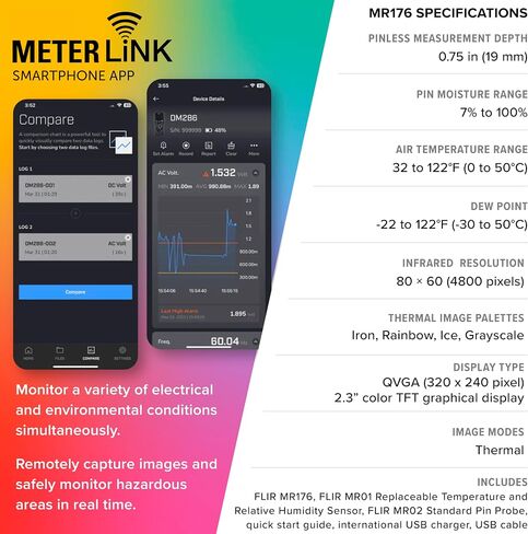 FLIR MR265 Moisture Meter and Thermal Imager with MSX in Kuwait