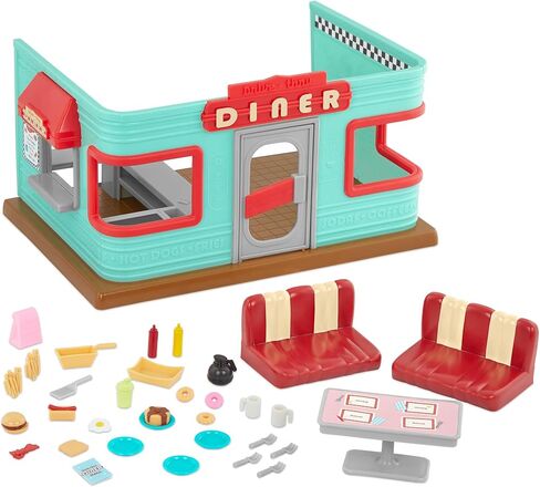 Li’l Woodzeez – Tickle-Your-Taste-Buds Bakery – Dollhouse Playset with Furnitures & Accessories – Pretend Play Toy for Kids Age 3+ in Saudi Arabia