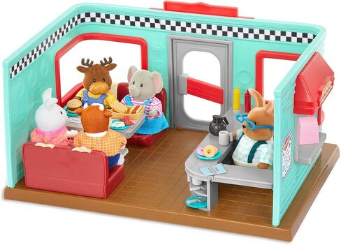 Li’l Woodzeez – Tickle-Your-Taste-Buds Bakery – Dollhouse Playset with Furnitures & Accessories – Pretend Play Toy for Kids Age 3+ in Saudi Arabia