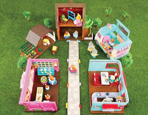 Li’l Woodzeez – Tickle-Your-Taste-Buds Bakery – Dollhouse Playset with Furnitures & Accessories – Pretend Play Toy for Kids Age 3+ in Saudi Arabia
