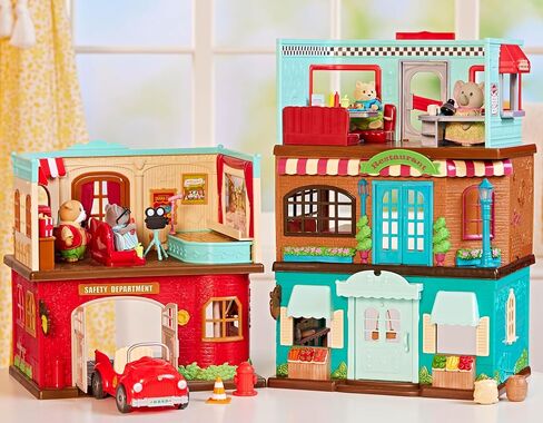 Li’l Woodzeez – Tickle-Your-Taste-Buds Bakery – Dollhouse Playset with Furnitures & Accessories – Pretend Play Toy for Kids Age 3+ in Saudi Arabia