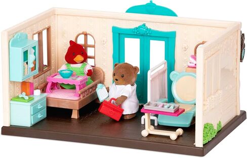 Li’l Woodzeez – Tickle-Your-Taste-Buds Bakery – Dollhouse Playset with Furnitures & Accessories – Pretend Play Toy for Kids Age 3+ in Kuwait