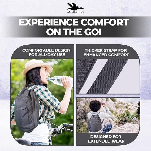 Drawstring Backpack - Versatile Small Gym Bag with Hidden Zipper Pocket, Secondary Pocket with Organizer, Thicker Strap, Ideal for Sports, Travel, Hiking, Beach Camping Essentials-Slate Gray in Saudi Arabia