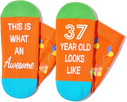 Zmart 39th Birthday Gifts for Women Men, Best Gifts for 39 Year Old Woman Man, 39 Year Old Gifts, Socks for Her Him Female Male in Saudi Arabia