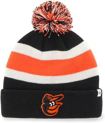 47 MLB Unisex-Adult Primary Logo Breakaway Team Color Primary Logo Cuffed Knit Beanie Hat Cold Weather Hat, One Size in Saudi Arabia