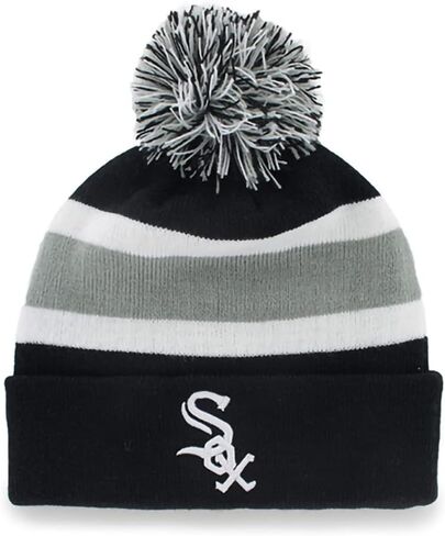 47 MLB Unisex-Adult Primary Logo Breakaway Team Color Primary Logo Cuffed Knit Beanie Hat Cold Weather Hat, One Size in Saudi Arabia