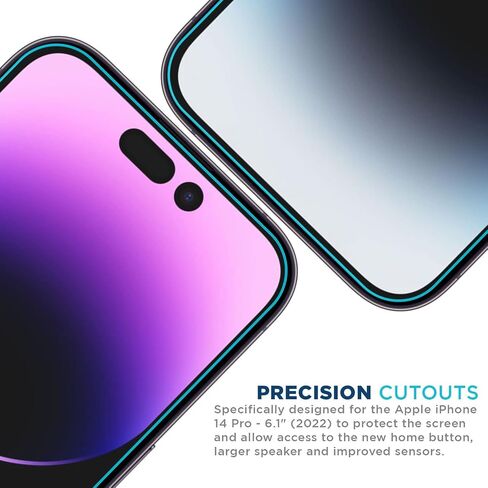 Tech Armor Screen Protector for iPhone 15 Pro 6.1 inch - HD Clear Film, Ultimate Display Protection, Crystal Clear Clarity, Easy Installation, Premium Quality, 4 Pack in Saudi Arabia