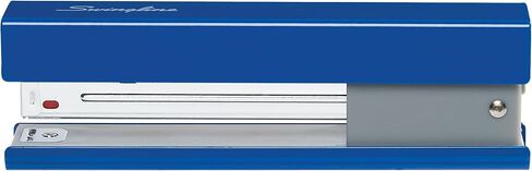 Swingline Stapler, Desktop Stapler, Full Strip, 20 Sheets, Chrome/Blue Accent (S7087830) in Saudi Arabia