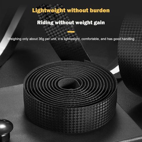 2 لفات شريط المقود الشريط لدراجة الطريق شريط شريط أسود هلام حماية خففت اللياقة البدنية شريط قبضة لشريط سحب ما يصل شريط لحام in Kuwait