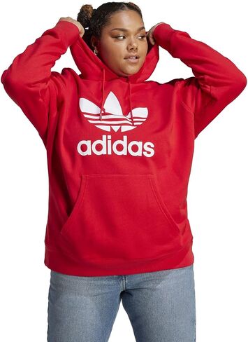 adidas Originals Women's Plus Size Trefoil Hoodie in Saudi Arabia