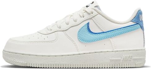 حذاء Nike Air Force 1 '07 LV8 (PS) 'Sail/Blue Chill Medium Blue Black' (DV0751-100) - مقاس 13C in Saudi Arabia
