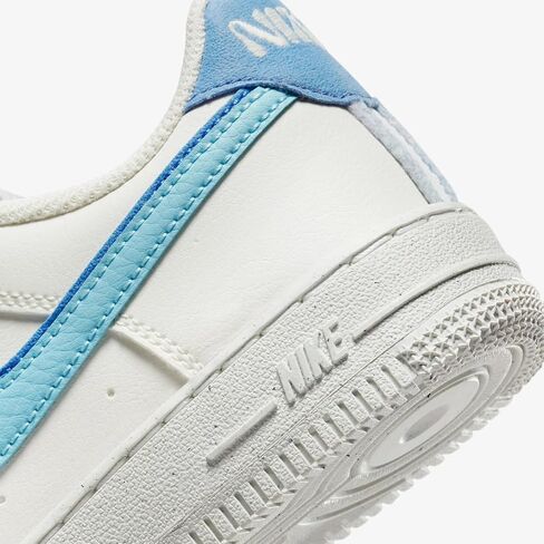 حذاء Nike Air Force 1 '07 LV8 (PS) 'Sail/Blue Chill Medium Blue Black' (DV0751-100) - مقاس 13C in Saudi Arabia