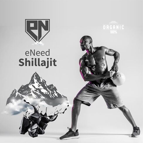 eNeed Pure Himalayan Shilajit Resin - 100% Natural Energy & Vitality Booster - Rich in Fulvic Acid & 85+ Minerals - Lab Tested for Purity - (30 Grams) in Saudi Arabia