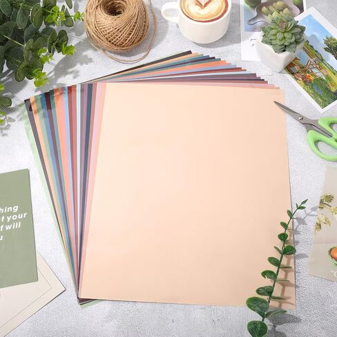 Whaline 20 Sheet Skin Tone Heat Transfer Vinyl Cream Beige Brown Tan HTV Vinyl Assorted Iron on Vinyl Skin Colors Adhesive Craft Vinyl for Clothes Cricut Craft Cutter DIY Bags Fabric Decor in Saudi Arabia