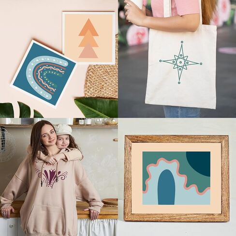 Whaline 20 Sheet Skin Tone Heat Transfer Vinyl Cream Beige Brown Tan HTV Vinyl Assorted Iron on Vinyl Skin Colors Adhesive Craft Vinyl for Clothes Cricut Craft Cutter DIY Bags Fabric Decor in Saudi Arabia