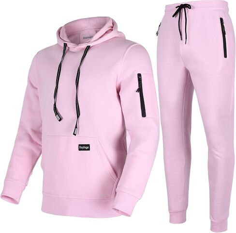 Men's Tracksuits Sweatsuits for Men Sweat Track Suits 2 Piece Sweatpants Jogging Casual Athletic Suits With Pockets in Saudi Arabia