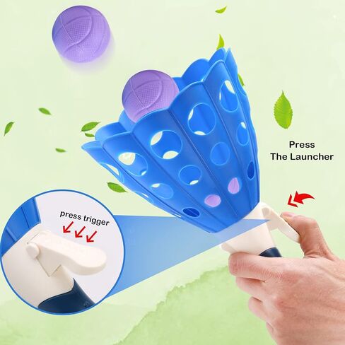 Kids Kids Ball Games with 2 Launch Baskets and 10 Balls, Indoor Game/Outdoor Game/Garden Game/Board Game/Fun PartyGame Toys, for 5 6 7 8 9 10 11 12 Year Old Boys Girls in Saudi Arabia