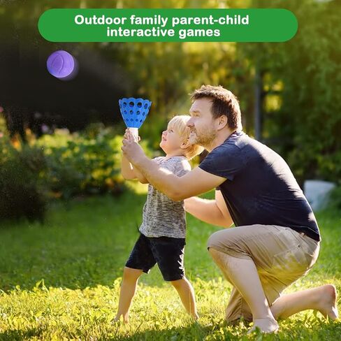 Kids Kids Ball Games with 2 Launch Baskets and 10 Balls, Indoor Game/Outdoor Game/Garden Game/Board Game/Fun PartyGame Toys, for 5 6 7 8 9 10 11 12 Year Old Boys Girls in Saudi Arabia