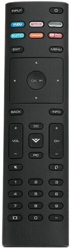جهاز التحكم عن بعد XRT136 لتلفزيون VIZIO - لا حاجة إلى برمجة للاستخدام المباشر، استبدال جهاز التحكم عن بعد لتلفزيون Vizio، تحكم سهل لمختلف طرازات التلفزيون الذكي Vizio D24f-F1 D40f-G9 D50x-G9 E60U-D3 E70U-D3 E65-D0 in Kuwait