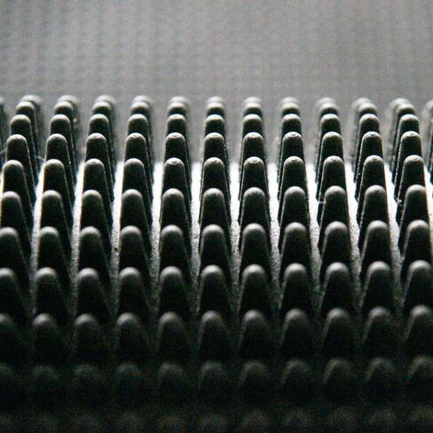 Rubber-Cal 03_191_ZWEB_BK Door Scraper Rubber Front Mats, 5/8" Thick x 36" x 72", Black Borders in Saudi Arabia