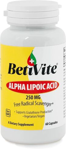 Alpha Lipoic Acid Supplements, Alpha Lipoic Acid 250 mg, 60 Vegetarian Capsules in Saudi Arabia