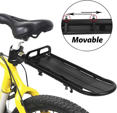 دراجة البضائع الرف سبائك الألومنيوم دراجة المقعد الخلفي حامل الحقائب الطريق الجبلية دراجة جبل 22lbs قدرة الإفراج السريع in Kuwait