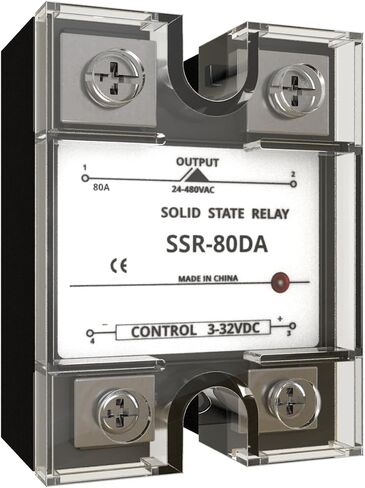 MAKERELE 1 قطعة SSR-25DD مرحل الحالة الصلبة تيار مستمر إلى تيار مستمر المدخلات 3-32VDC إلى الإخراج 5-220VDC مرحلة واحدة مرحل الحالة الصلبة in Kuwait