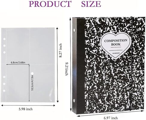 A5 الموثق Photocard ألبوم Kpop Photocard حامل كتاب الأكمام الموثق ألبوم Photocard 6 حلقة بطاقة حماة الصفحات in Kuwait