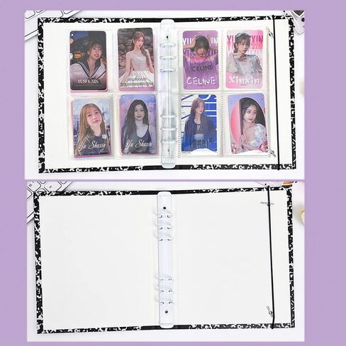 A5 الموثق Photocard ألبوم Kpop Photocard حامل كتاب الأكمام الموثق ألبوم Photocard 6 حلقة بطاقة حماة الصفحات in Kuwait